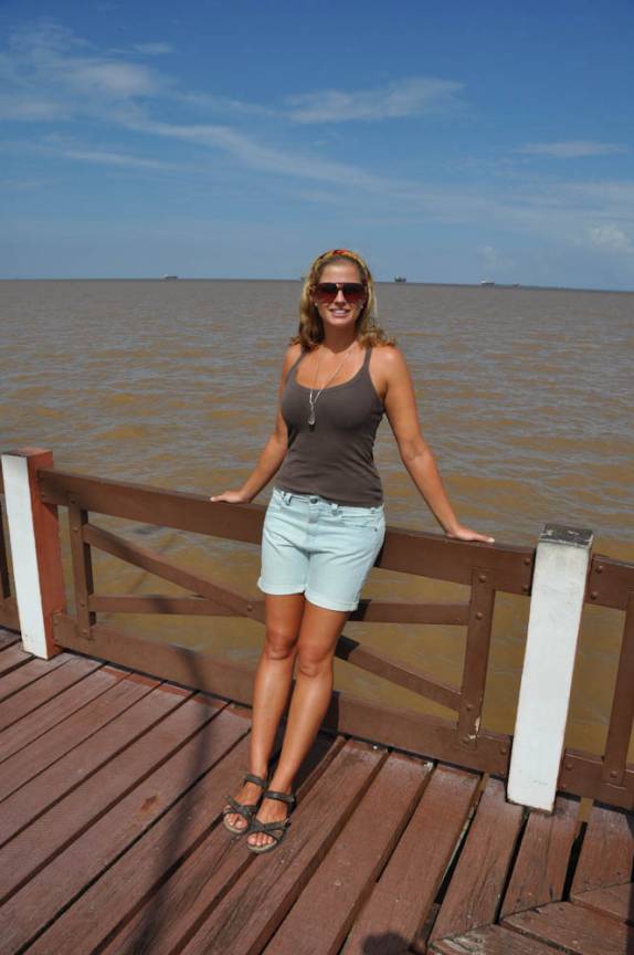 Finalmente, o Rio Amazonas! (em Macapá - AP)